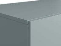 Шкаф детский Тесси 2-75x181 Серо-зеленый