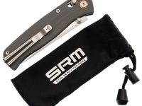 Складной нож SRM Medal 2, сталь 10Cr15CoMoV, рукоять серый G10, (255L-GK2)