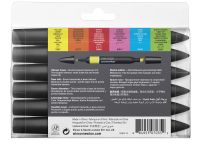 Набор маркеров ProMarker 6 цветов, основные оттенки