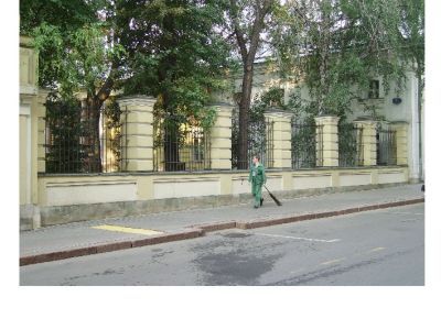 Ограда, 1895 год, архитектор П.М. Самарин