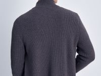 Кардиган на молнии с воротником-стойкой