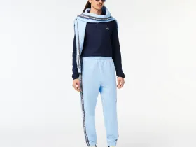 Мужское поло Lacoste L.12.21 классического кроя с длинным рукавом