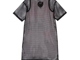 Комплект трикотажный для девочек: платье-футболка, туника