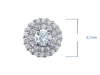 Подвеска из белого золота э4712пд07210113