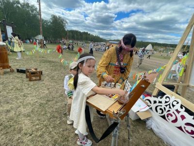 Специальную площадку для детей открыли на Ысыахе Олонхо