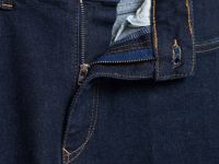 Джинсы клёш с высокой посадкой, Синий