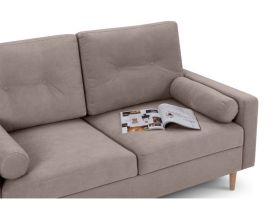 Диван прямой Динс Мини Вельвет Латте