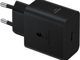 Зарядное устройство Samsung EP-T4511 45 Вт с кабелем USB-C Чёрное
