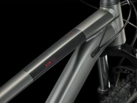 Горный велосипед Cube Aim EX 29, год 2024, цвет Серый-Красный, ростовка 22