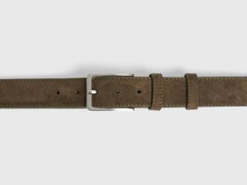 Ремень из искусственной замши, Зеленый