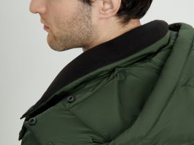 Пальто утепленное с утиным пухом