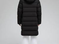 Длинный пуховик с натуральным пухом