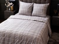 Постельное белье Ригорозо, серое