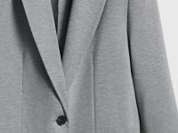 Однобортный пиджак, Серый