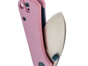 Складной нож Civivi Baby Banter, сталь Nitro-V, рукоять G10, розовый