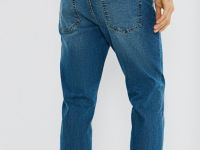 Зауженные джинсы, Синий
