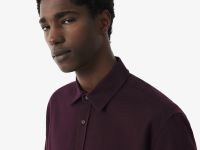 Мужская фланелевая рубашка Lacoste прямого кроя