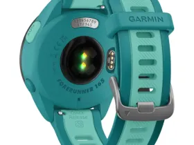 Смарт-часы Garmin Forerunner 165 Music Turquoise Bezel with Aqua Silicone Band (010-02863-32)
