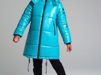 Пальто текстильное с полиуретановым покрытием для девочек