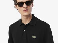 Мужское поло Lacoste из смеси эластичного органического хлопка