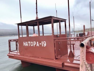 Связь с большой землей. Новый паром доставили в Ленск для села Натора
