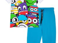 Комплект трикотажный для мальчиков: фуфайка (футболка), брюки