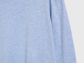 Базовый вязаный джемпер, Голубой