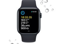 Смарт-часы Apple Watch SE (2024) 40mm Midnight Aluminium Case with Midnight Sport Band (M/L)
