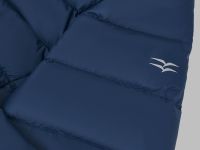 Стеганый пуховик с натуральным пухом