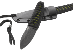 Нож с фиксированным клинком CRKT Akari, сталь 8Cr13MoV, рукоять паракорд
