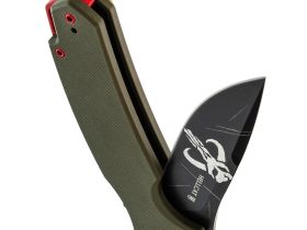 Складной нож Mr.Blade Hellcat Mini Mandalorian blackwash, сталь VG-10, рукоять Olive G10