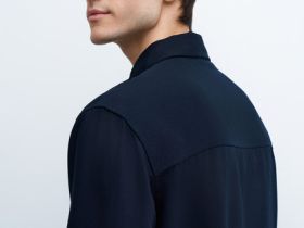 Рубашка из лиоцелла, Черный