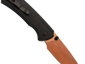 Складной нож Kizer T1 BD, сталь Elmax, рукоять титан, черный
