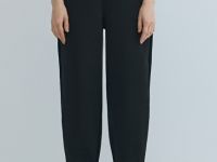 Брюки О-силуэта, Черный