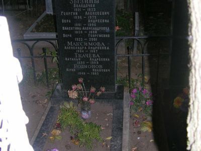 Могила Нащокина Павла Воиновича (1801-1854), общественного деятеля 1-й пол. XIX в., друга А.С. Пушкина и Нащокиной Веры Александровны (1811-1900), жены П.В. Нащокина , современницы А.С. Пушкина