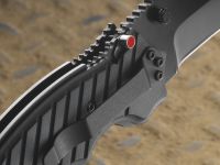 Полуавтоматический складной нож CRKT Triumph Tiger Stripe, сталь Aus 8, рукоять G-10