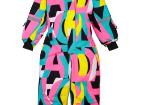 Зимний комбинезон из мембранной ткани для девочки