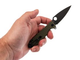 Складной нож Daggerr Piranha olive BW DL, сталь 8Cr14MoV, рукоять FRN