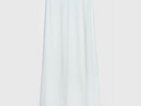 Вязаная юбка из струящейся пряжи, Белый