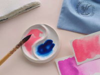 Палитра художественная керамическая "Инь Ян"