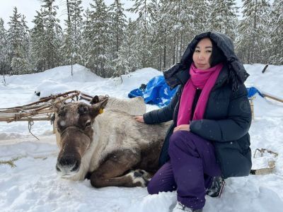 Олени из Нелькана прибыли в Якутск