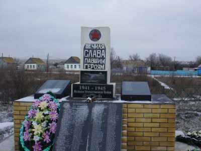 Обелиск погибшим воинам в годы Великой Отечественной войны