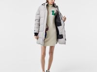 Женская утеплённая куртка Lacoste с капюшоном