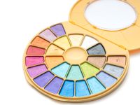 Набор акварели HIMI 24 цвета металлик, желтая