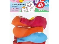 Воздушные шары MESHU "Cute kittens" 10 шт., М12/30 см, пастель, ассорти