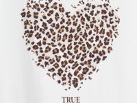 Футболка с принтом для девочек, Белый