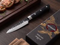 Кухонный нож Овощной FISSMAN Hitsuchi, сталь Damascus