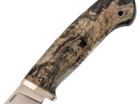 Охотничий нож Клык, сталь M398, рукоять карельская береза