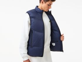 Мужской классический жилет Lacoste на молнии