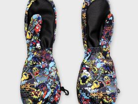 Варежки текстильные для мальчиков